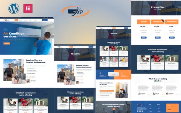 Ultimate AC Repair Services Elementor Template Kit
