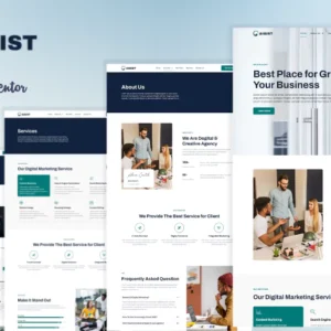 Aigist Digital Marketing Agency Elementor Template