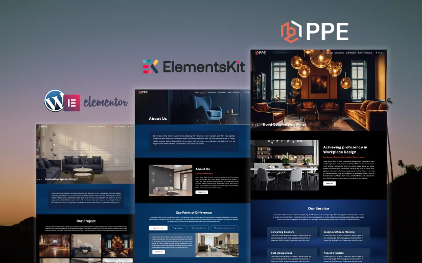 Workspace Redesign Services Elementor Template Kit