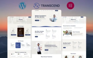 professional translation WordPress website with our customizable Translation Services Elementor Template Kit.