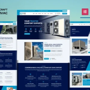 Cool Craft HVAC Elementor Template Kit