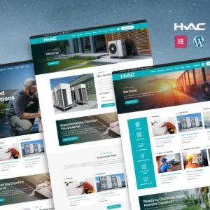 HVAC Repair Service Elementor Template Kit