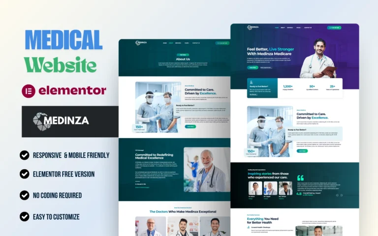 Best FREE Medical & Clinics Elementor Template