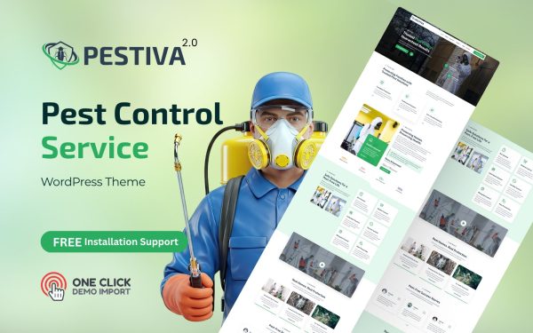 Pest Control WordPress Theme – Pestiva 2.0 | Exterminator & Pest Removal Solution
