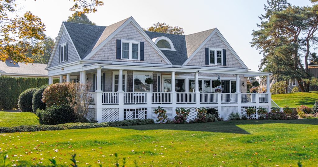 gray wooden house