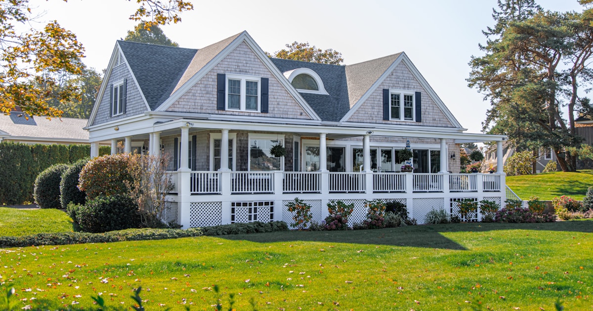 gray wooden house