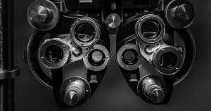 black and silver dslr camera