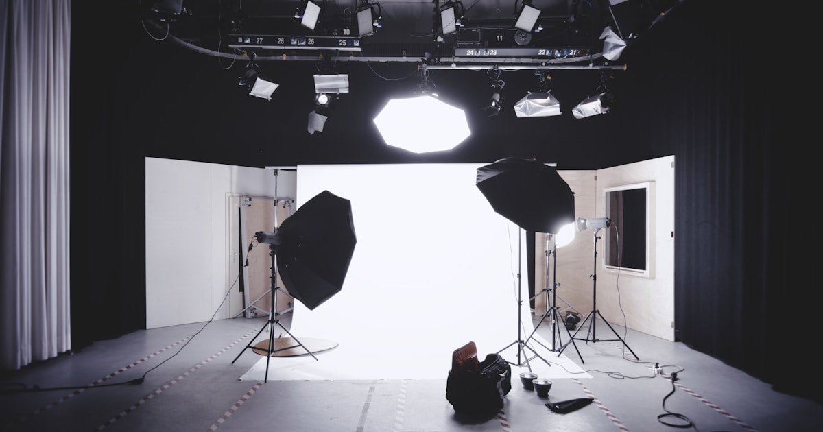 camera studio set up