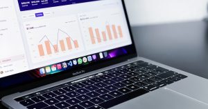 black and silver laptop computer